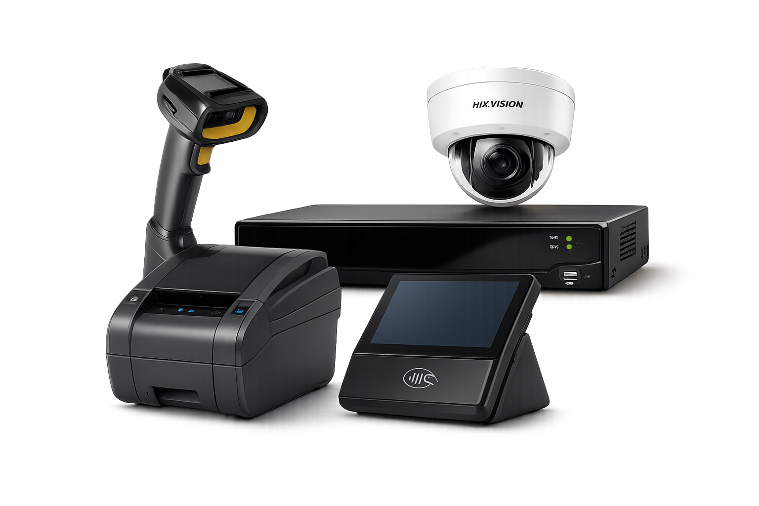 Business technology resources including scanners, cameras, computers and printers